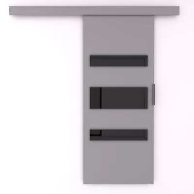 Posuvné dveře BARRET 4 - 86 cm, šedé