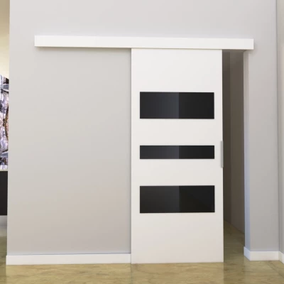Interiérové dveře na stěnu BARRET 3 - 76 cm, bílé