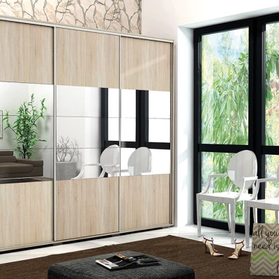 Třídveřová šatní skříň 278/215 LUCA - dub sonoma