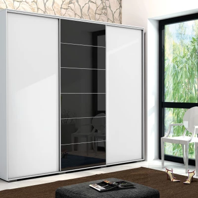 Šatní skříň 250/215 MANUEL - bílá