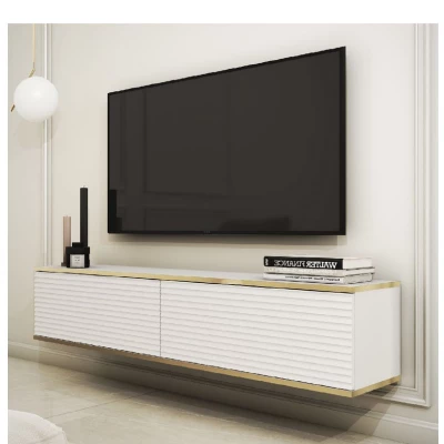 Stolek pod TV REFUGIO - 135 cm, bílý