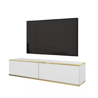 Televizní stolek REFUGIO - 135 cm, bílý