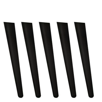 Set 5x nožky k TV stolku REFUGIO - černý