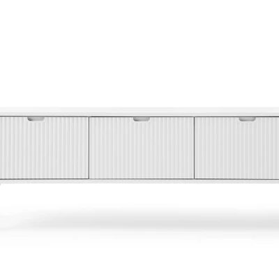 Televizní stolek LOTAS - bílý / černý