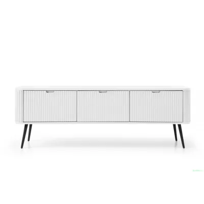 Televizní stolek LOTAS - bílý / černý