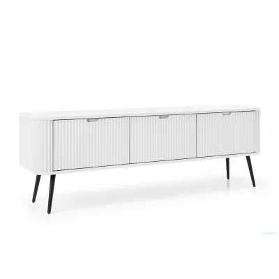 Televizní stolek LOTAS - bílý / černý