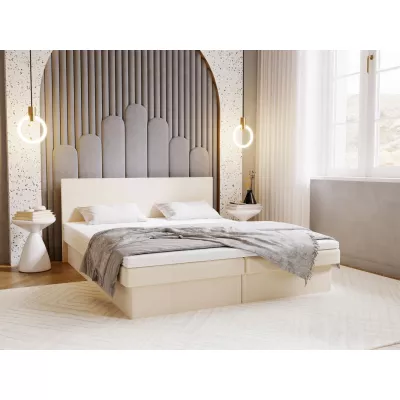 Čalouněná postel 180x200 AVRIL 2 s úložným prostorem - béžová