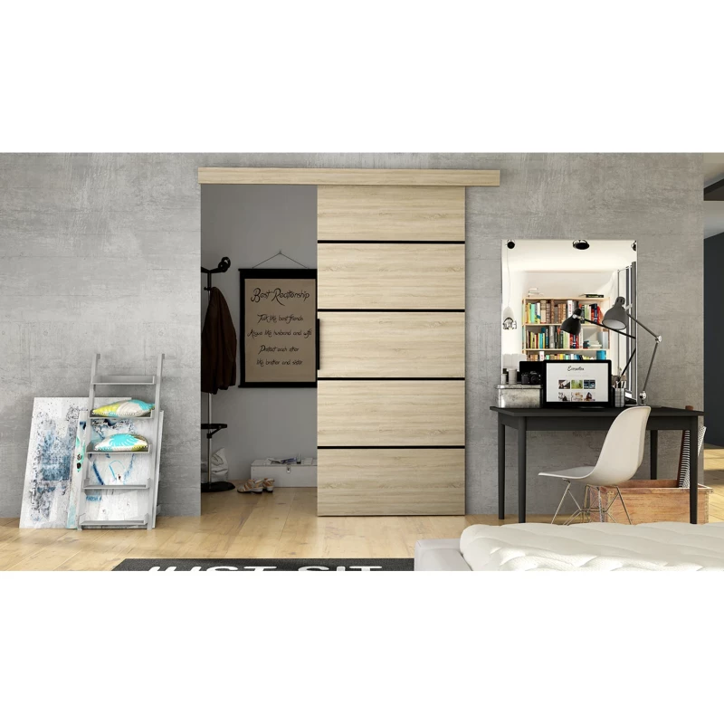 Posuvné dveře ILAS 6 - šířka 86 cm, dub sonoma
