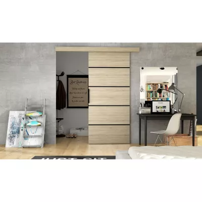 Posuvné dveře ILAS 6 - šířka 86 cm, dub sonoma