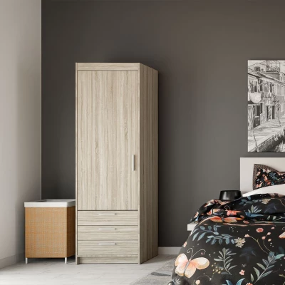 Policová skříň 60 PILINA se šuplíky - dub sonoma