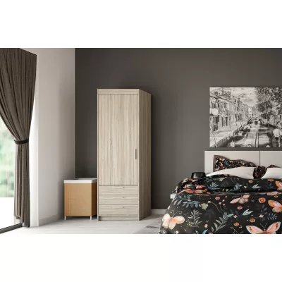 Policová skříň 60 PILINA se šuplíky - dub sonoma