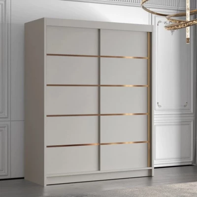 Vysoká šatní skříň 150 cm TENAHA - kašmír