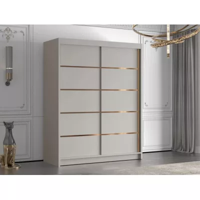 Vysoká šatní skříň 150 cm TENAHA - kašmír