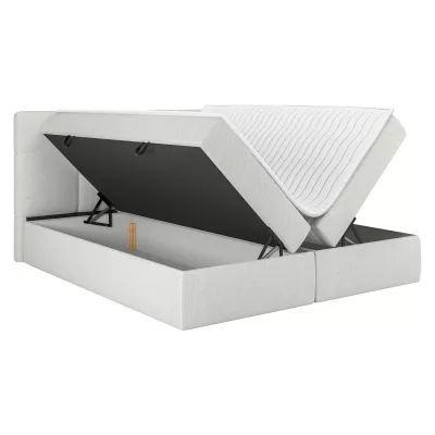 Americká manželská postel 160x200 ZENDER - černá + topper ZDARMA