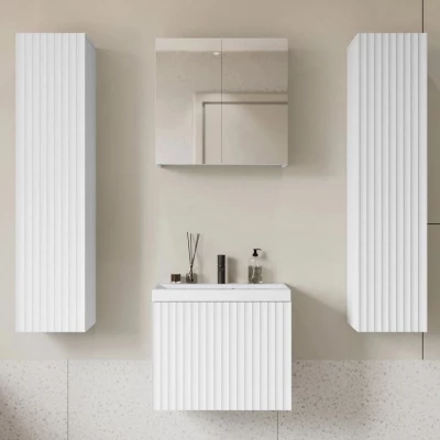 Koupelnový nábytek se zrcadlem CASTERA XL - bílá