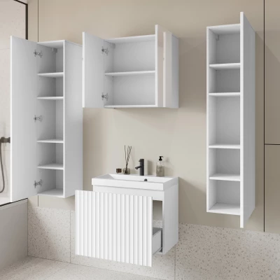 Koupelnový nábytek se zrcadlem CASTERA XL - bílá