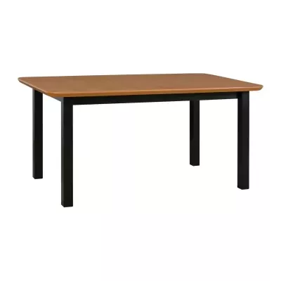 Jídelní stůl BENEDIKT 2S - olše / černá
