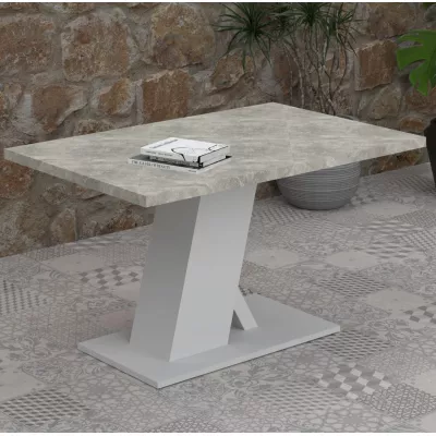 Stůl do kuchyně BEDFORD 1 - beton / bílý