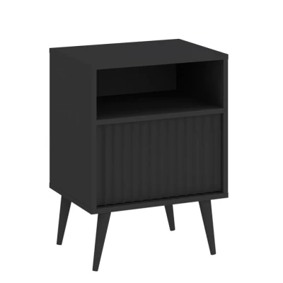 Noční stolek JEWETT - antracitový