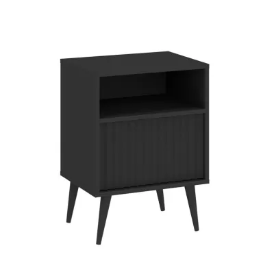 Noční stolek JEWETT - antracitový