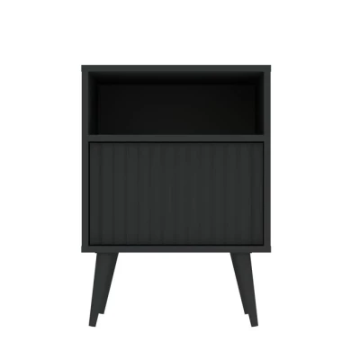Noční stolek JEWETT - antracitový