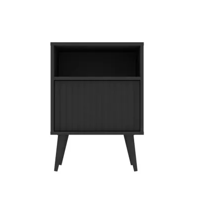 Noční stolek JEWETT - antracitový