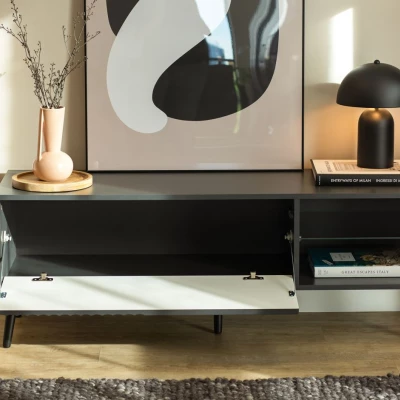 Stolek pod TV JEWETT - antracitový