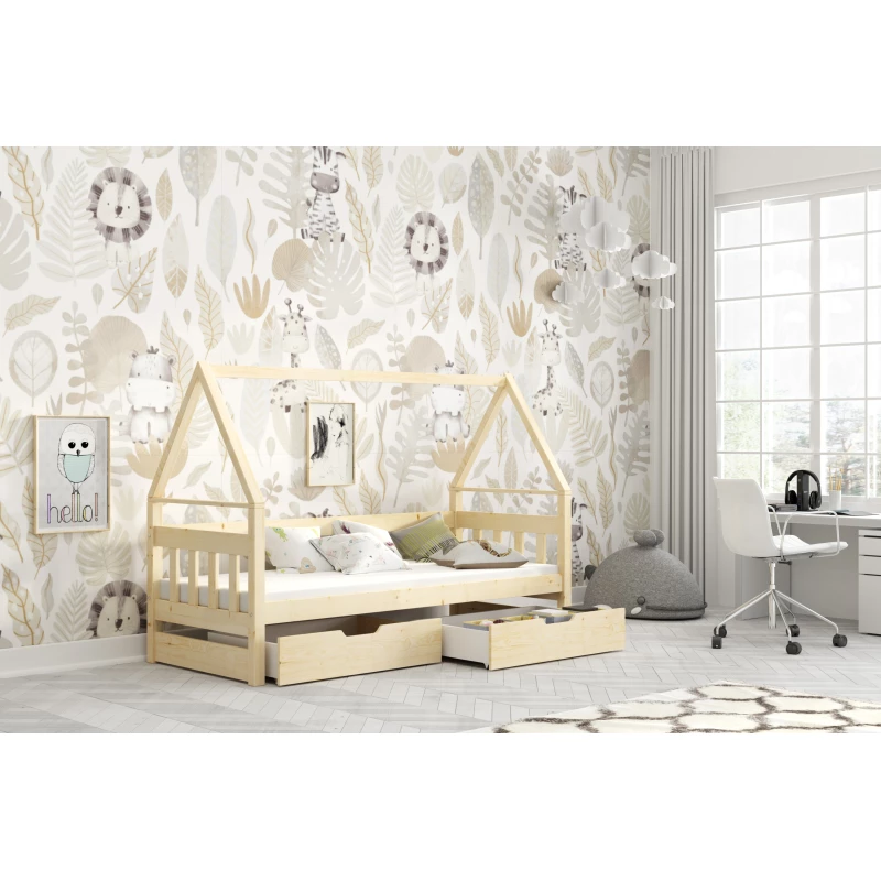 Dětská postel 75x180 DAFNE 1 - borovice