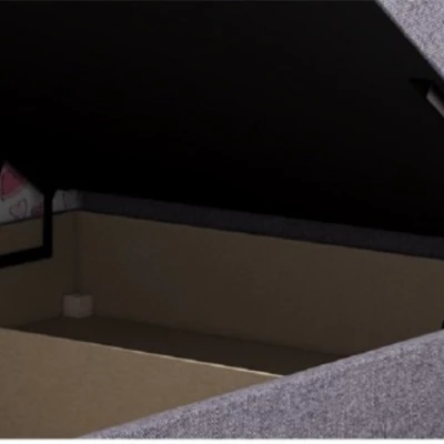 Jednolůžková postel 110x195 FREDERIKA PLUS 2 - světlá hnědá