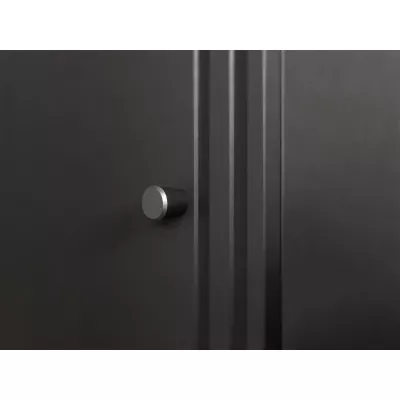 Široká komoda s dvířky VANILIA - černá