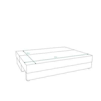 Trojmístná rozkládací pohovka OPHELIA - tmavě šedá / bílá