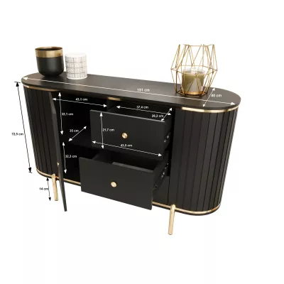 Kombinovaná komoda TEYO - bílá