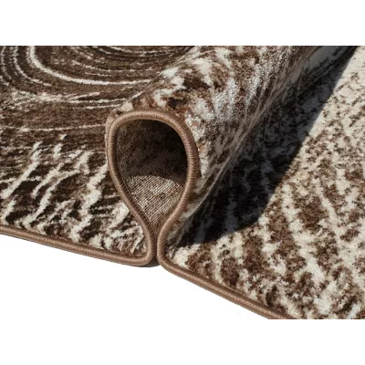 Abstraktní kusový koberec 240x330 cm DEMIAN - hnědý / béžový