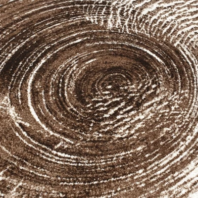 Abstraktní kusový koberec 240x330 cm DEMIAN - hnědý / béžový