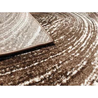 Abstraktní kusový koberec 240x330 cm DEMIAN - hnědý / béžový