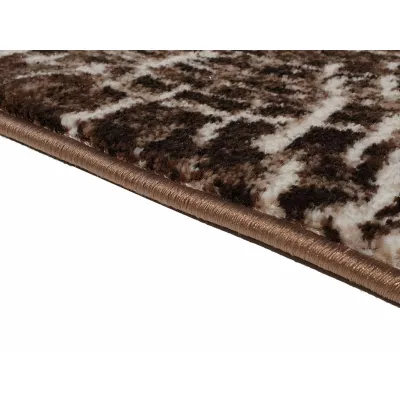 Abstraktní kusový koberec 240x330 cm DEMIAN - hnědý / béžový