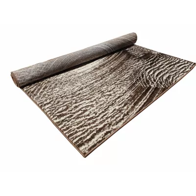 Abstraktní kusový koberec 240x330 cm DEMIAN - hnědý / béžový