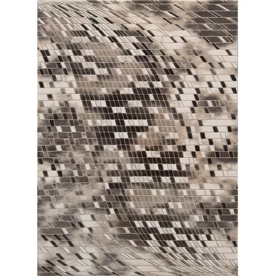 Moderní kusový koberec 80x150 GALT 10 - béžový / hnědý