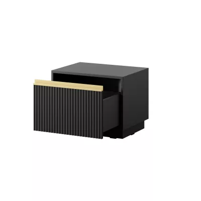 Noční stolek MANANA - černý
