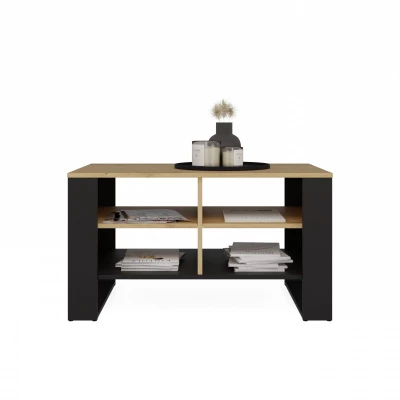 Konferenční stolek LAUREN 6 - dub artisan / černý