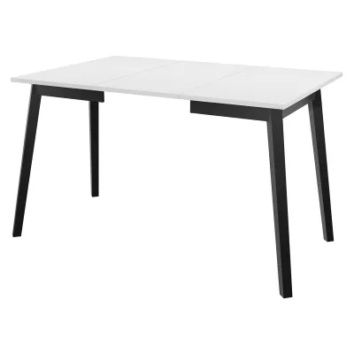 Malý jídelní rozkládací stůl 85x85 cm BAKARA - dub kraft zlatý / černý