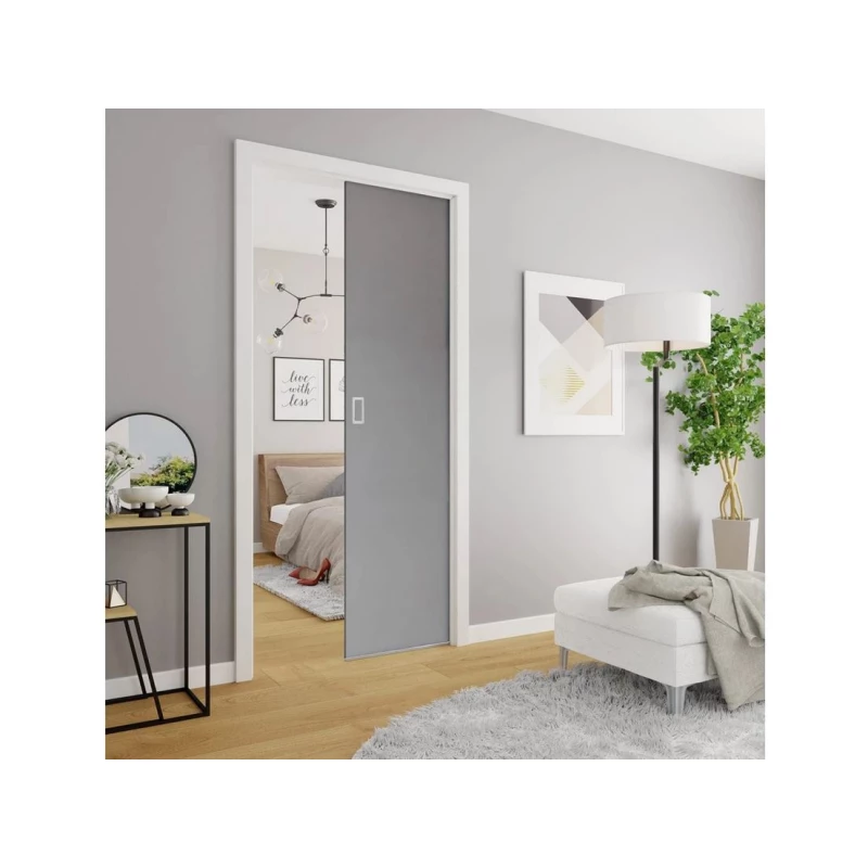 Posuvné dveře do pouzdra SALMA - 70 cm, grafitové