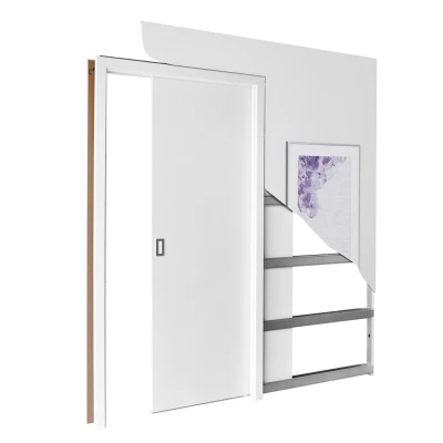 Posuvné dveře do pouzdra SALMA - 70 cm, jasan tmavý