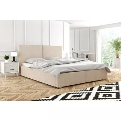 Moderní čalouněná postel 200x200 SANDRINA 1 - meruňková