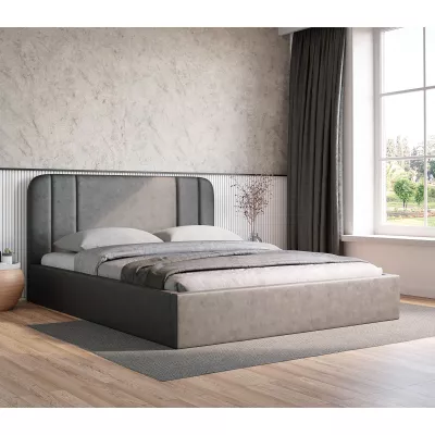Čalouněná postel 200x200 MARGARIDA 1 - světle šedá