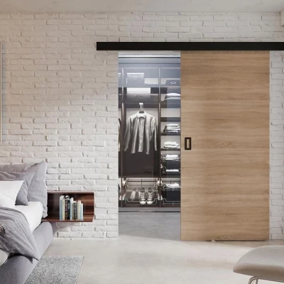 Posuvné interiérové dveře SANITA 1 - 70 cm, dub sonoma