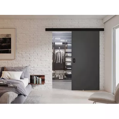 Posuvné interiérové dveře SANITA 1 - 70 cm, grafitové