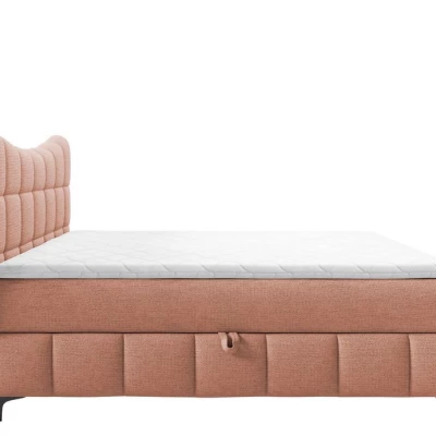 Kontinentální dvojlůžková postel 180x200 ZOLZA - indická růžová + topper ZDARMA