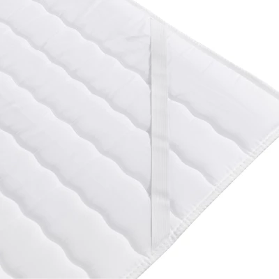 Kontinentální dvojlůžková postel 160x200 ZOLZA - stříbrná + topper ZDARMA