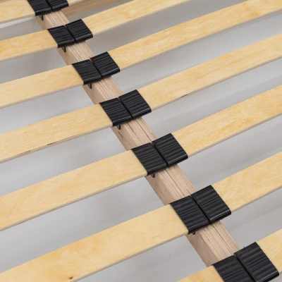 Čalouněná manželská postel 180x200 BASTA - indická růžová